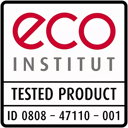 Das Label vom Eco Institut ist eines der geläufigsten Umweltsiegel.