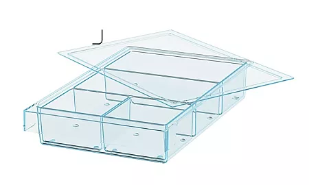 Die Snack Box ist ein praktisches Detail bei der Inneneinrichtung von Kühlschränken.