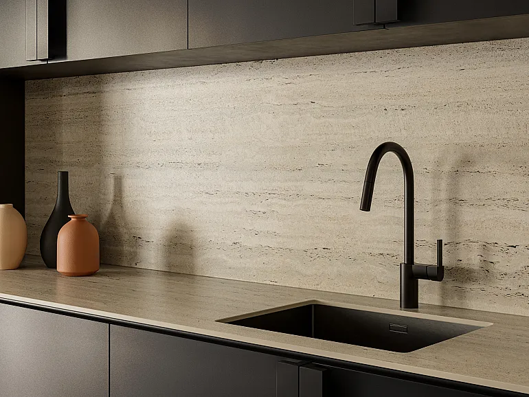 Dünne Küchenarbeitsplatte aus Dekton Cosentino