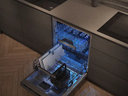 Siemens studioLine Geschirrspüler mit blauem Licht