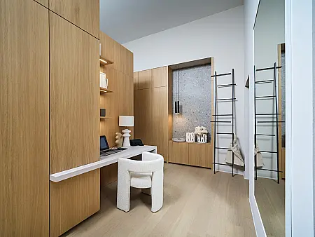 Echtholzfront neoFLAT in Eiche Bianco von Nolte Küchen