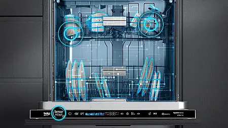 Beko Geschirrspüler mit Sensor Adapt Künstliche Intelligenz für mehr Effizienz