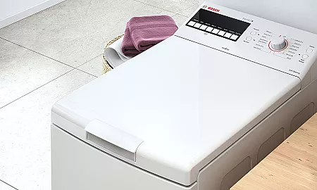 Schmale Top-Loader Waschmaschine
