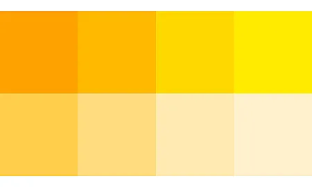 Gelb für die Küche in unterschiedlichen Farbtönen