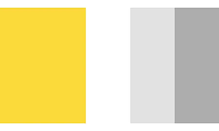 Farbschema für eine gelbe Küche