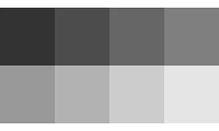 Grau für die Küche in unterschiedlichen Farbtönen