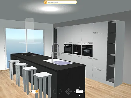 Küche mit Onlineplaner planen