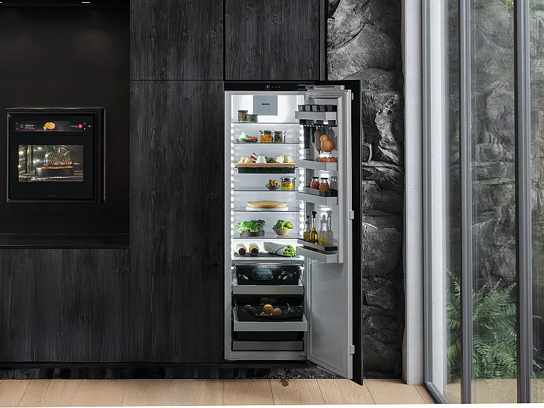 Moderner BORA Kühlschrank