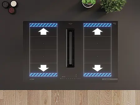 Bosch Induktionskochfeld mit XL Flex Zonen