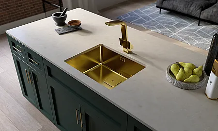 Teka Küchenspüle FlexLinea in Gold Messing