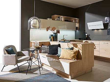 Nolte Küchen Wohnmöbel mit Sitzbank