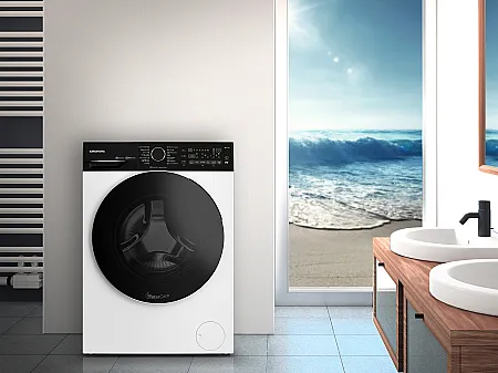 Grundig Waschmaschine mit Mikroplastik Filter