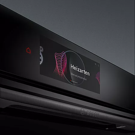 Bosch Serie 8 Backofen Touch-Display mit Bedienring