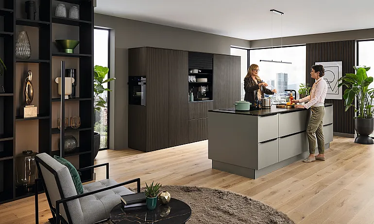 offene Wohnküche von Ballerina Küchen