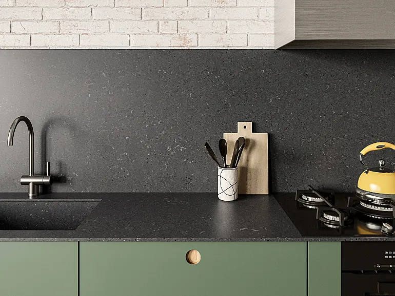 Cosentino Silestone Arbeitsplatte und Rückwand