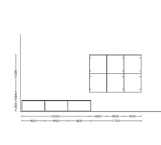 Exklusive Anbauwand / Wohnwand / TV-Board inkl. Couchtisch - Messestück - sofort verfügbar