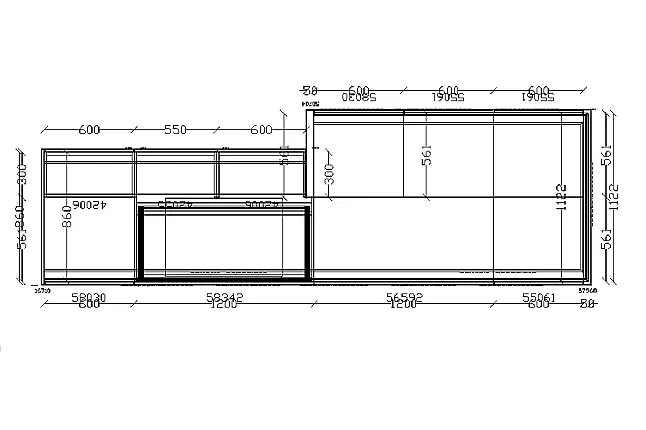 Exklusive Messeküche - Lackierte Fronten - Vorführküche - 2x Liebherr Kühl-Gefrier-Kühlschränke - LED-Beleuchtungen - Luxus pur - Inselarbeitsplatte aus Keramik
