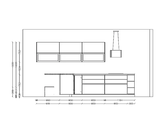 Exklusive Messeküche - viel LED-Beleuchtungen - Sitzgelegenheit - Eiche Bergamo NB und Lack Magnolia matt