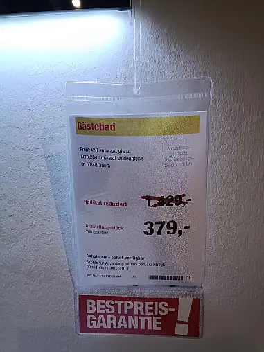Gästebad 0717000404 438 antrazit