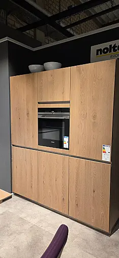 Nova Lack Weiß Hochglanz Kombiniert mit der Tavola Eiche Pinot