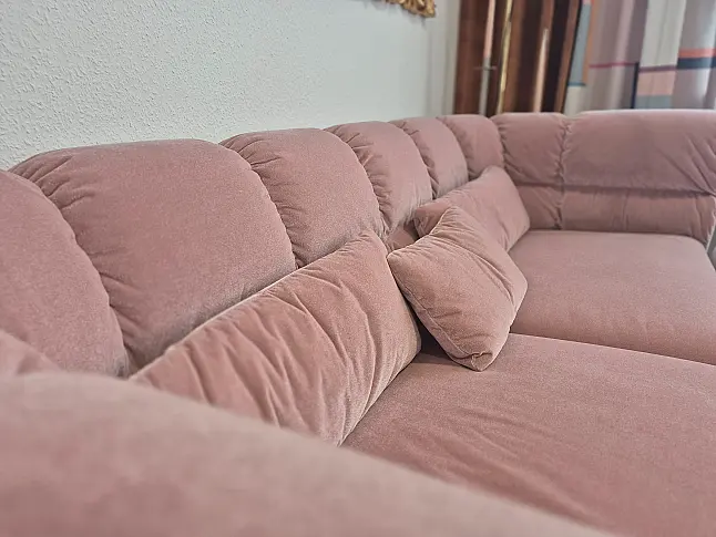 Sofa mit Hocker
