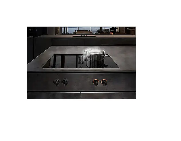 Serie 400 Flex-Induktionskochfeld mit integriertem Lüftungssystem 80 cm incl. Knebel schwarz CKI440000   ***3450