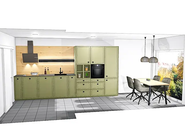 Moderne Landhausküche mit natürlicher Eleganz!