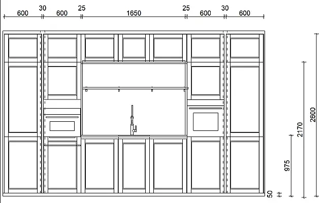 Moderne Landhausküche mit integrierter Sitzmöglichkeit