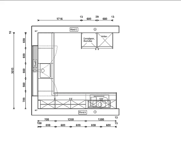 | Luxus-Traumküche SieMatic | grifflos | puristisches Design-Objekt, kombiniert mit edlem Nussbaum | sofort verfügbar |