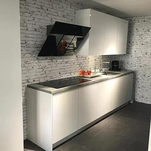Musterküche SLC sterlinggrau samtmatt Lack
