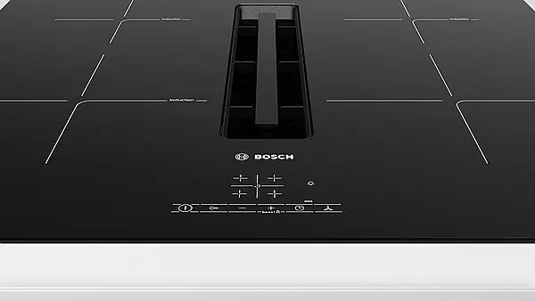 Serie 4 Induktions Kochfeld mit integriertem Dunstabzug 60 cm Rahmenlos aufliegend