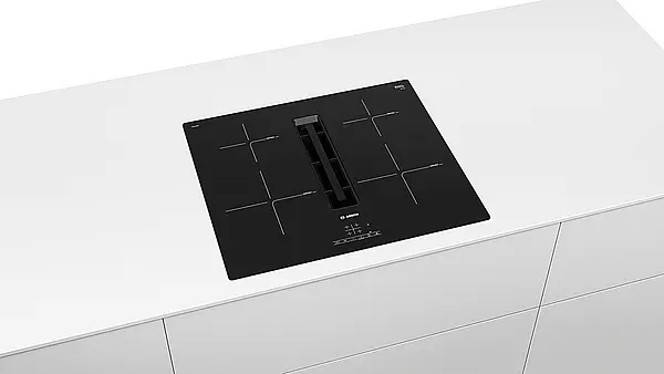 Serie 4 Induktions Kochfeld mit integriertem Dunstabzug 60 cm Rahmenlos aufliegend