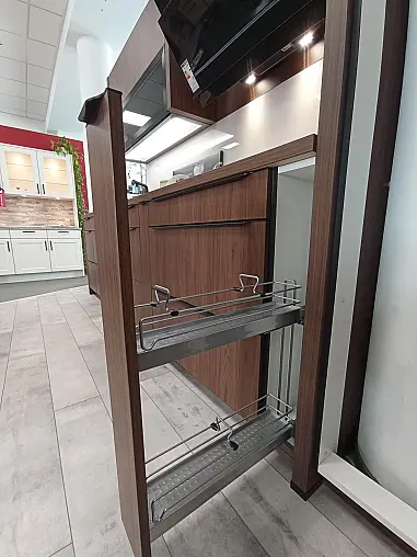 Küchenzeile in Holzoptik