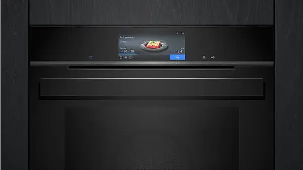 Siemens Backofen iQ700, Schwarz, Edelstahl HB978GMB1 (Lager/NB)