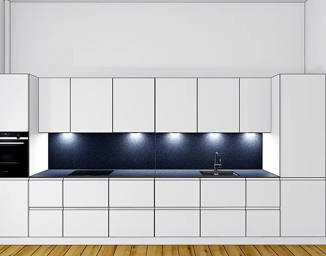 Komplett neue Grifflose Küche Schüller 2021117/4