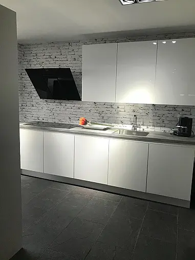 Musterküche SLC sterlinggrau samtmatt Lack