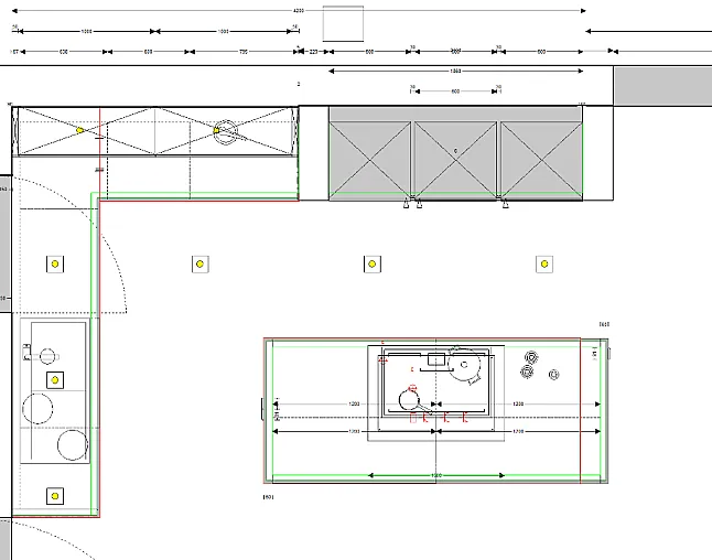 Grifflos Weiss Lack Hochglanz - Thumbnail 3