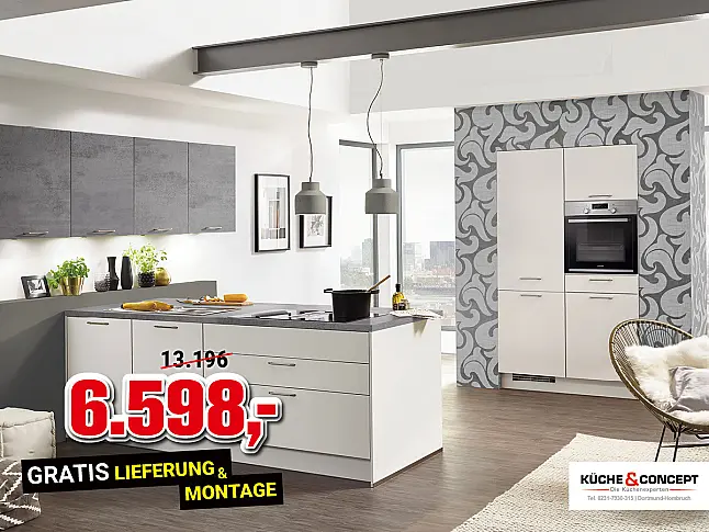 Moderne offene Küche