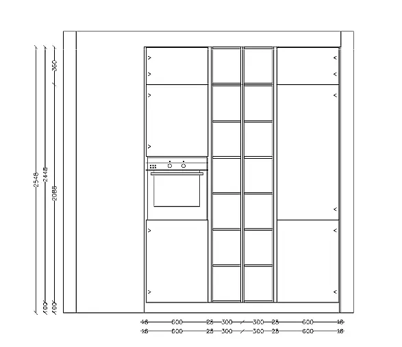 Exklusive Messeküche - viel LED-Beleuchtungen - Sitzgelegenheit - Eiche Bergamo NB und Lack Magnolia matt