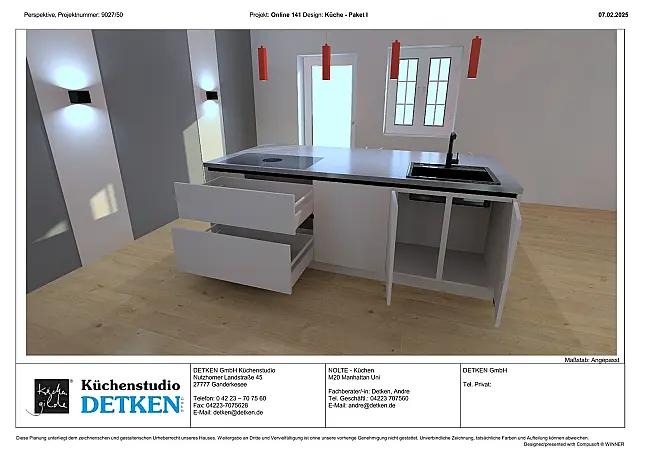 inkl.Muldenlüfter Bora PUXU2 &amp; Geschirrspüler