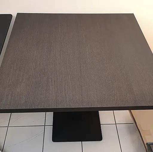Tisch SieMatic Tischplatte mit Mobitec Fußgestell