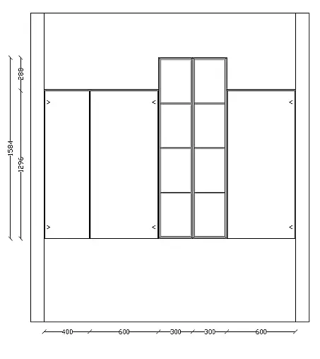 Exklusives Badezimmer - Messestück - Doppel-Waschtisch - zwei Spiegel mit seitlicher Facette - viel LED-Beleuchtung