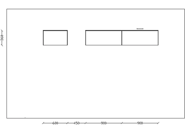 Exklusive Wohnwand / Sideboard / TV-Board - Hochschrank mit Echtholz Furnier- indirekte LED-Beleuchtungen