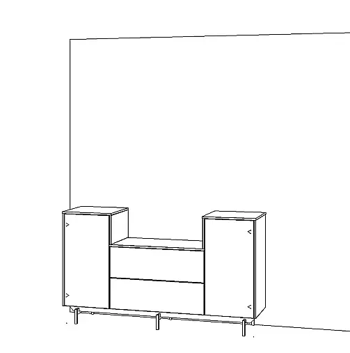 Elegantes, zeitloses Sideboard - Exklusives Messestück wieder original verpackt