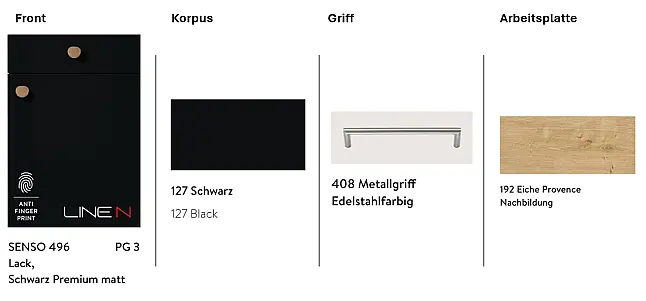 Nobilia Küche inkl. Geräte