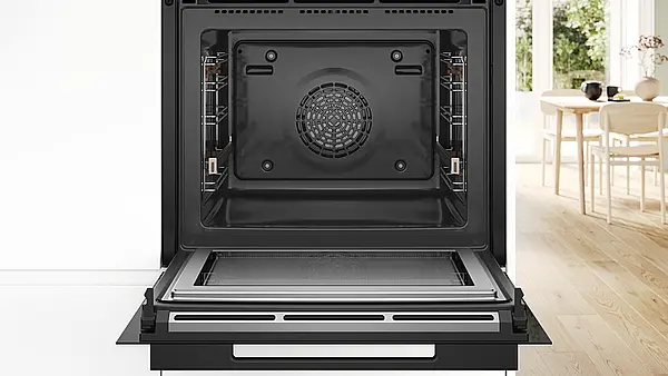 Serie 8, Einbau-Backofen mit Mikrowellenfunktion, 60 x 60 cm, Schwarz