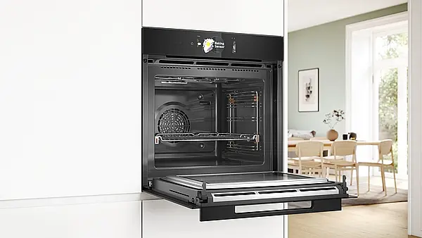 Serie 8, Einbau-Backofen mit Mikrowellenfunktion, 60 x 60 cm, Schwarz