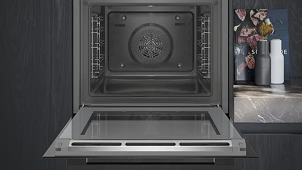 iQ300, Einbau-Backofen, 60 x 60 cm, Deep black inox