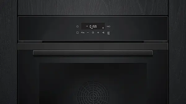 iQ300, Einbau-Backofen, 60 x 60 cm, Deep black inox