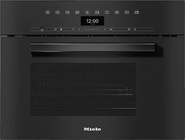 Miele Dampfgarer mit Mikrowelle in Obsidianschwarz oder in Edelstahl